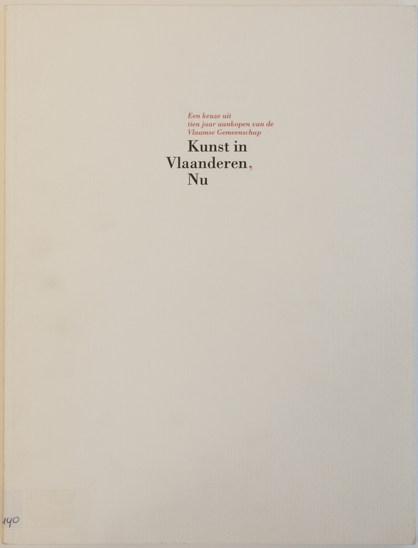 Kunst in Vlaanderen - Nu